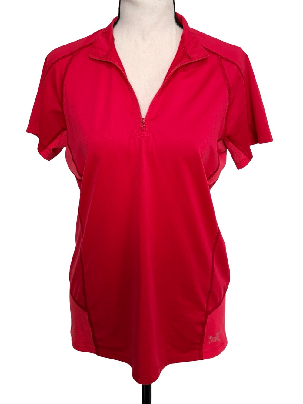 Arc'teryx Women's Pink Quarter Zip Performance Athletic Top M